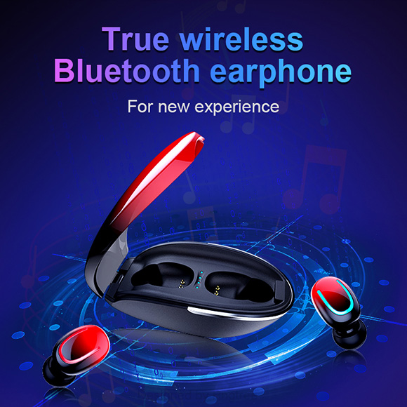 2020 Amazon Top Seller Wireless Earphone Bluetooth 5.0 TWS Earbuds LED Display Power Bank Headset Microphone Bluetooth Earphone LWT-2009